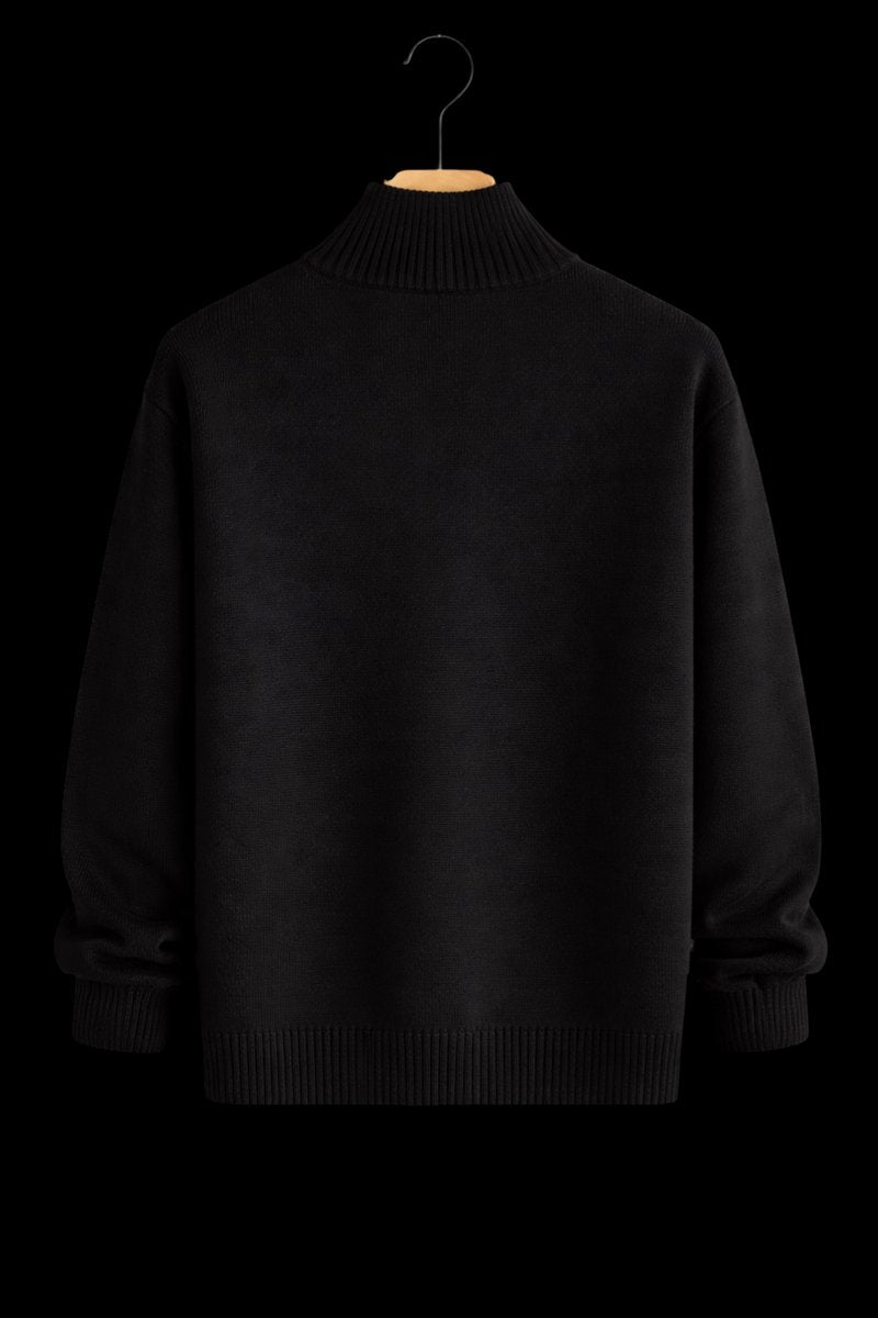 Jack | Men's Full-Zip Knit Bomber Jacket Structured Ribbed Cardigan