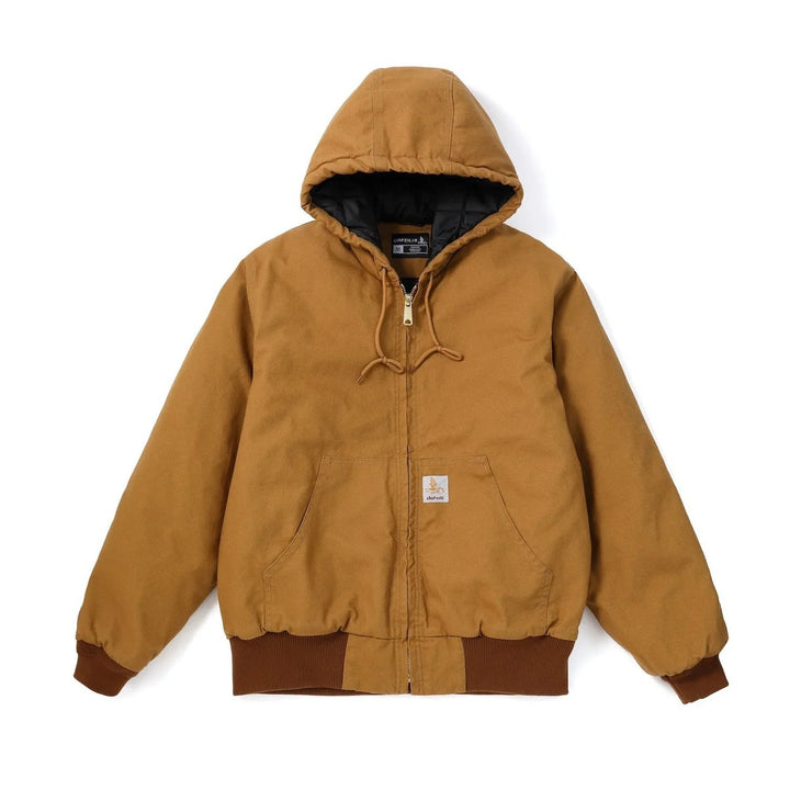 Muhammad | Men's Heavy Duck Canvas Hooded Carhartt-Style Workwear Jacket