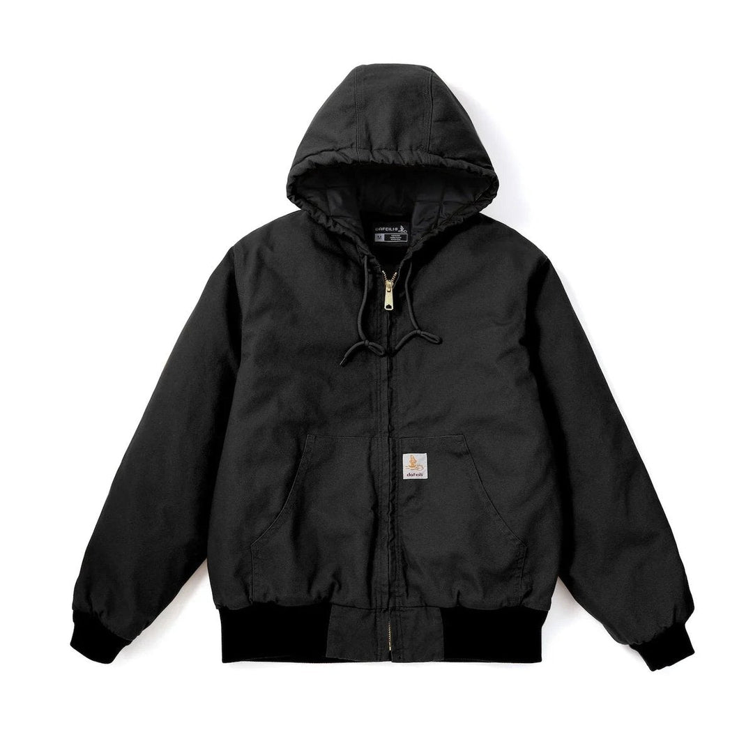 Muhammad | Men's Heavy Duck Canvas Hooded Carhartt-Style Workwear Jacket