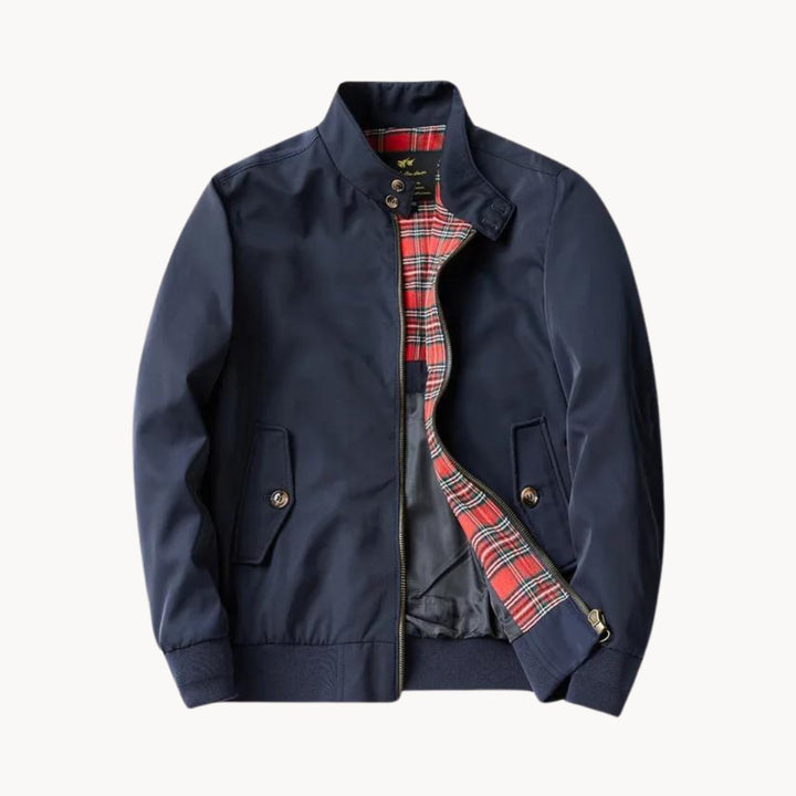 Harry | Men's Heritage Tartan-Lined Harrington Bomber Jacket