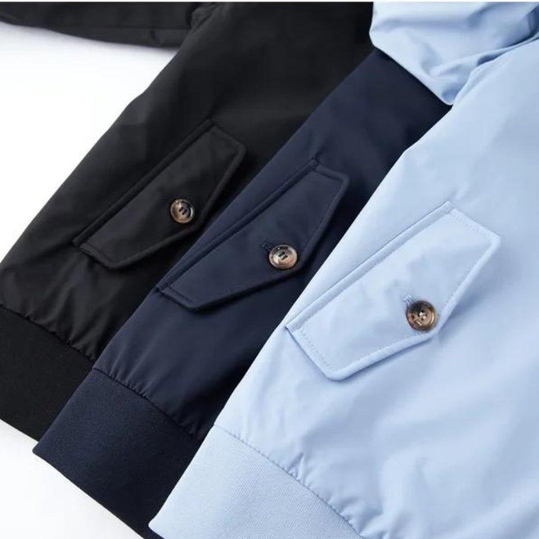 Harry | Men's Heritage Tartan-Lined Harrington Bomber Jacket