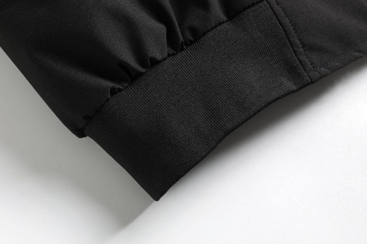 William | Mens Hooded Waterproof Bomber Jacket Quilted Shell Coat