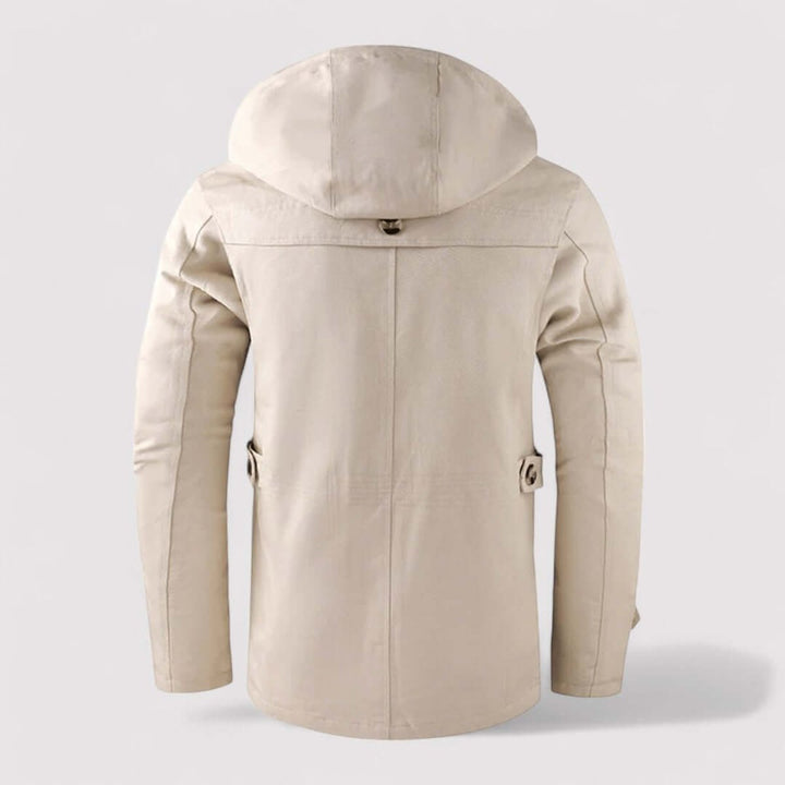 Jacob | Men's Hooded Waterproof Jacket Fleece-Lined Winter Coat