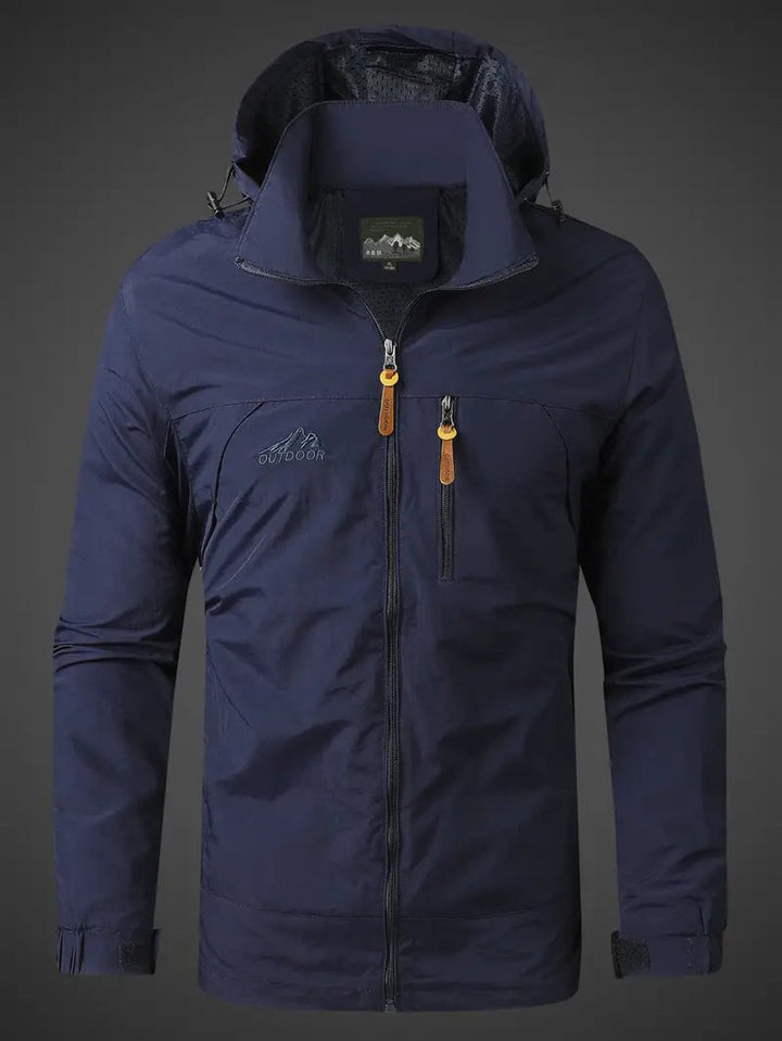 James | Men's Hooded Waterproof Jacket Lightweight Outdoor Rain Coat