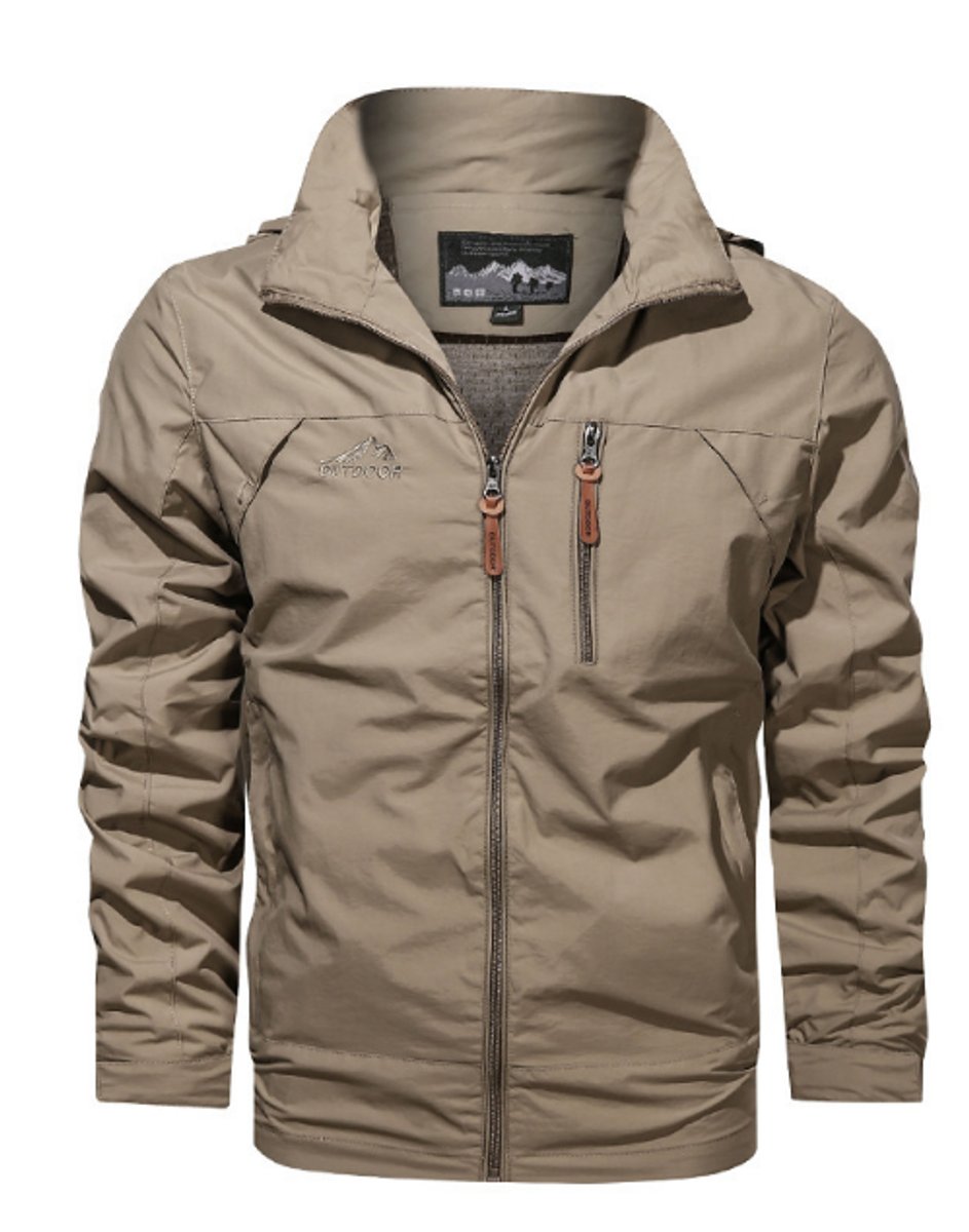 James | Men's Hooded Waterproof Jacket Lightweight Outdoor Rain Coat