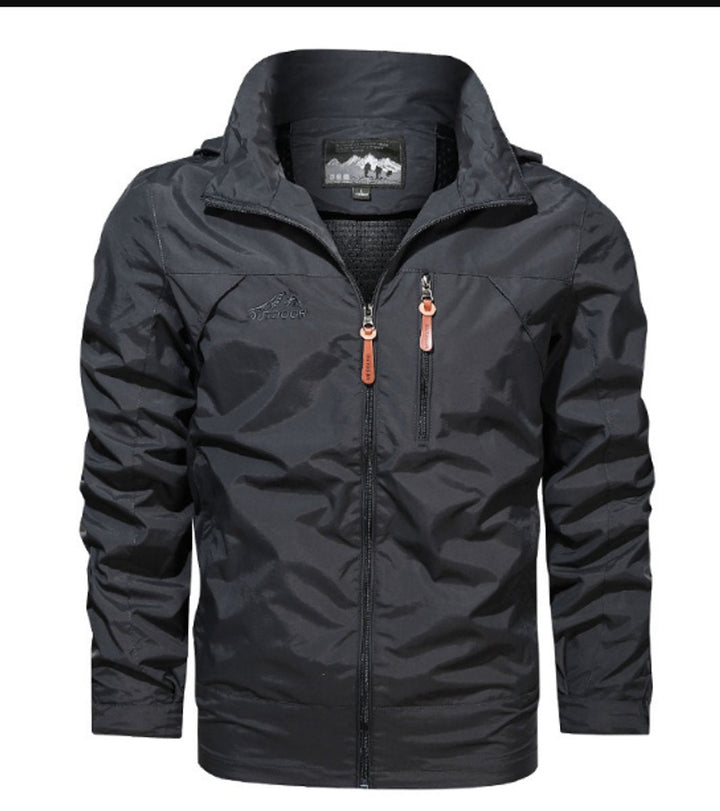 James | Men's Hooded Waterproof Jacket Lightweight Outdoor Rain Coat
