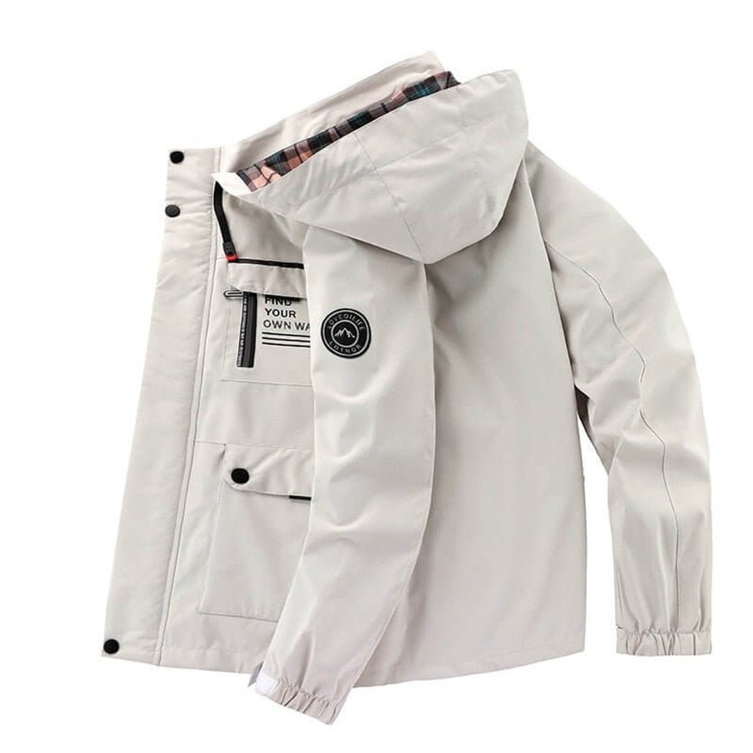 Leo | Men's Hooded Waterproof Windproof Softshell Jacket