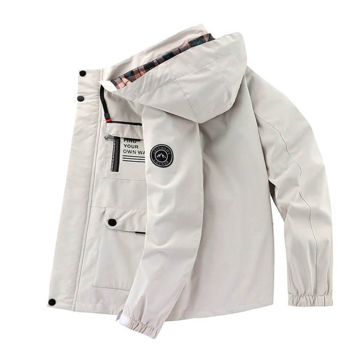 Leo | Men's Hooded Waterproof Windproof Softshell Jacket