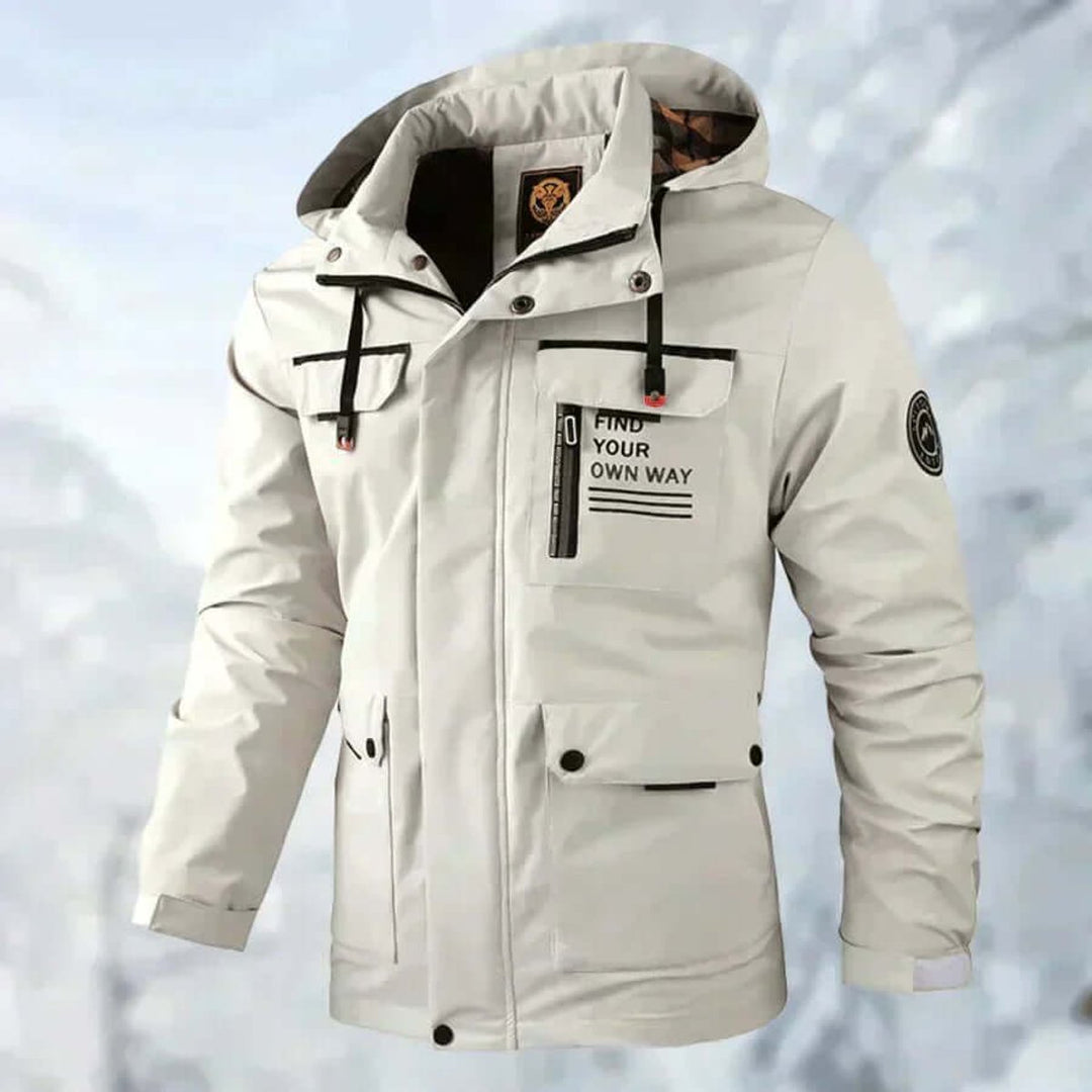 Leo | Men's Hooded Waterproof Windproof Softshell Jacket