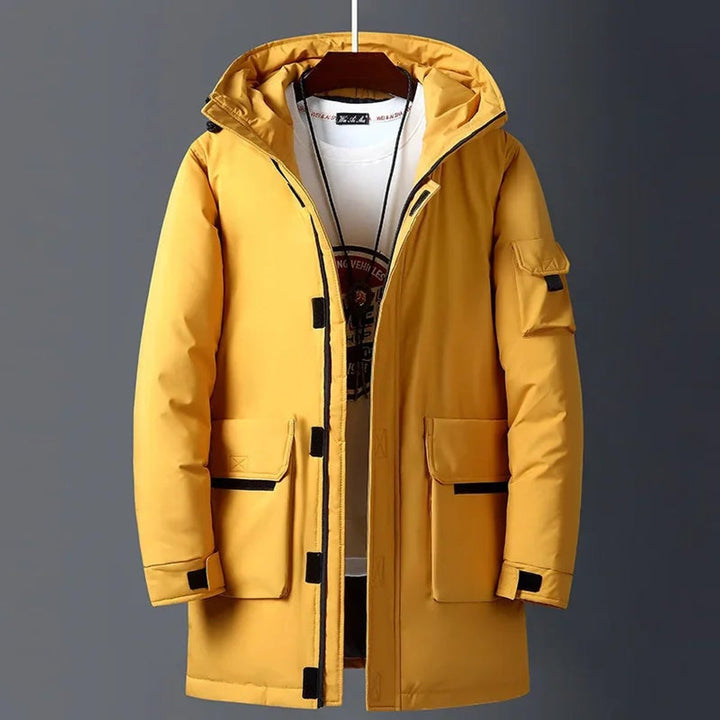 Oliver | Men's Insulated Hooded Waterproof Jacket Long Winter Parka Coat