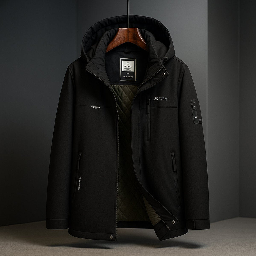 Oliver | Men's Insulated Hooded Waterproof Jacket Padded Winter Coat