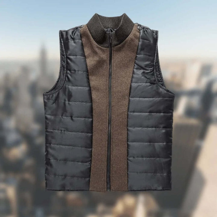 Harry | Mens Insulated Standing-Collar Wool-Look Winter Coat Jacket