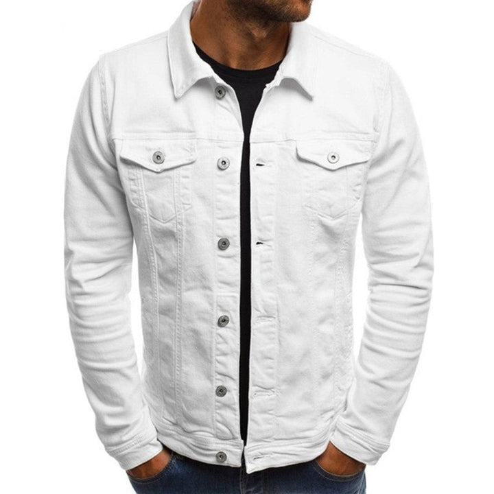 Alfie | Mens Jacket Casual Multi-Pocket Denim Button-Up