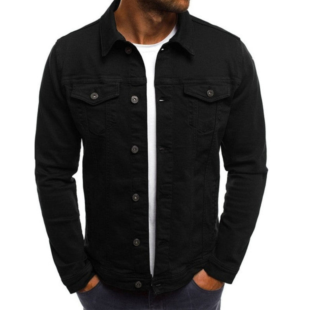 Alfie | Mens Jacket Casual Multi-Pocket Denim Button-Up