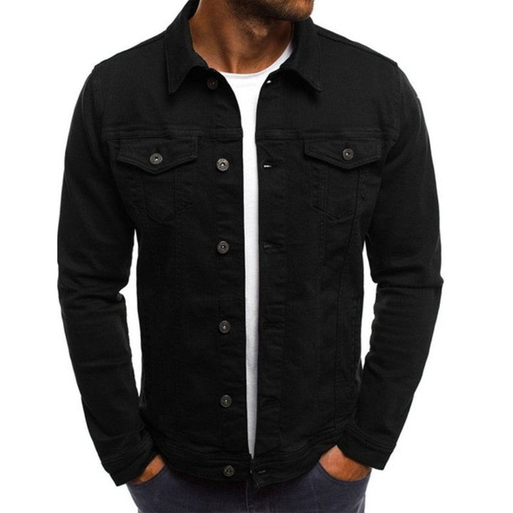Alfie | Mens Jacket Casual Multi-Pocket Denim Button-Up