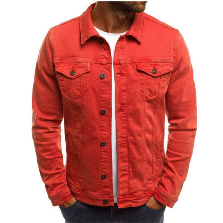 Alfie | Mens Jacket Casual Multi-Pocket Denim Button-Up