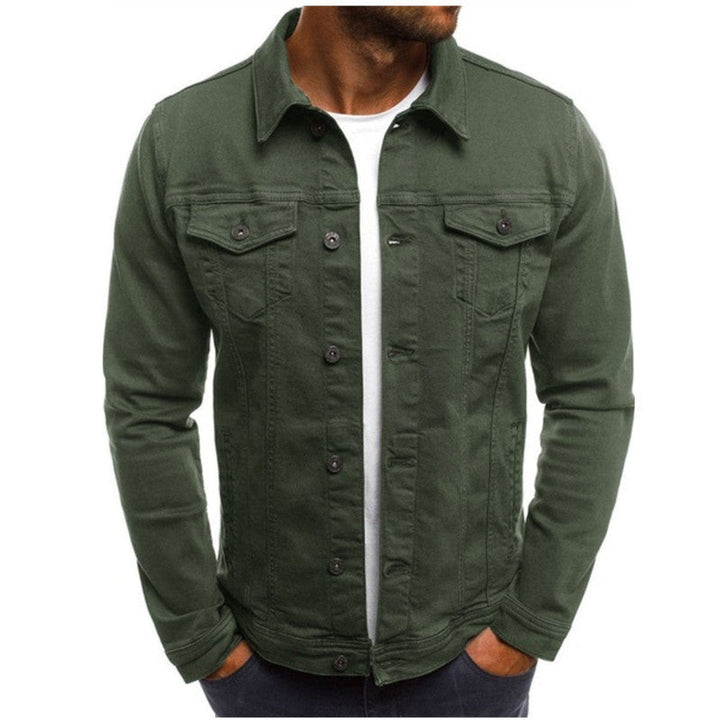 Alfie | Mens Jacket Casual Multi-Pocket Denim Button-Up