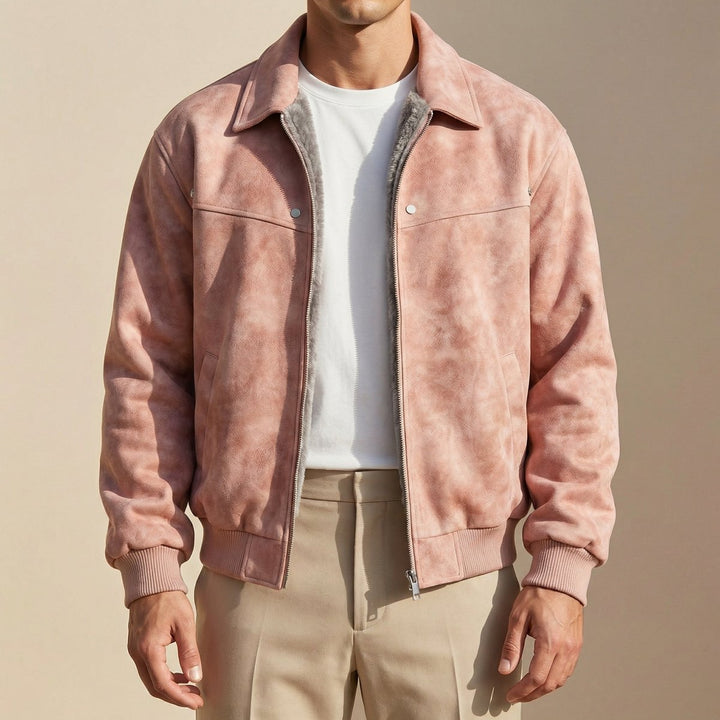 Harry | Mens Jacket Tailored Lambskin Leather Bomber Coat