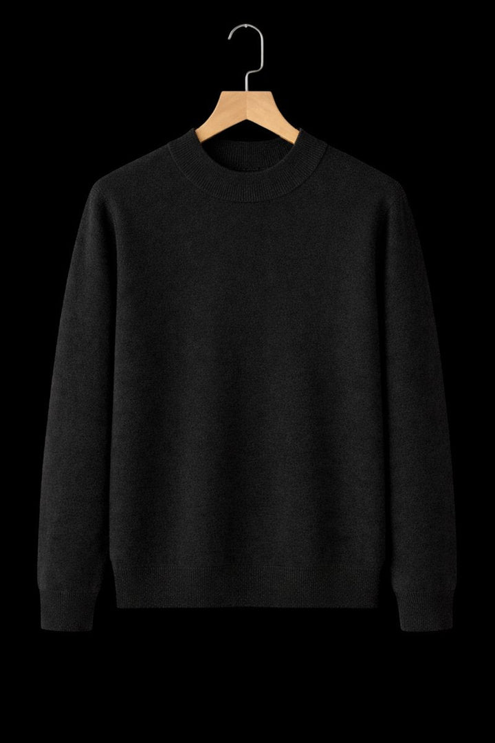 William | Men's Cashmere Crew Neck Mid-Weight Knitted Jumper