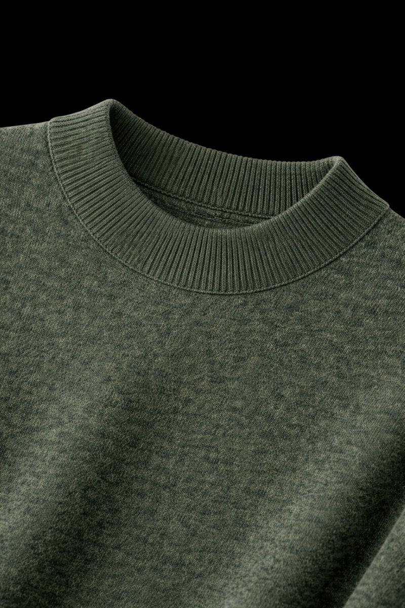 William | Men's Cashmere Crew Neck Mid-Weight Knitted Jumper