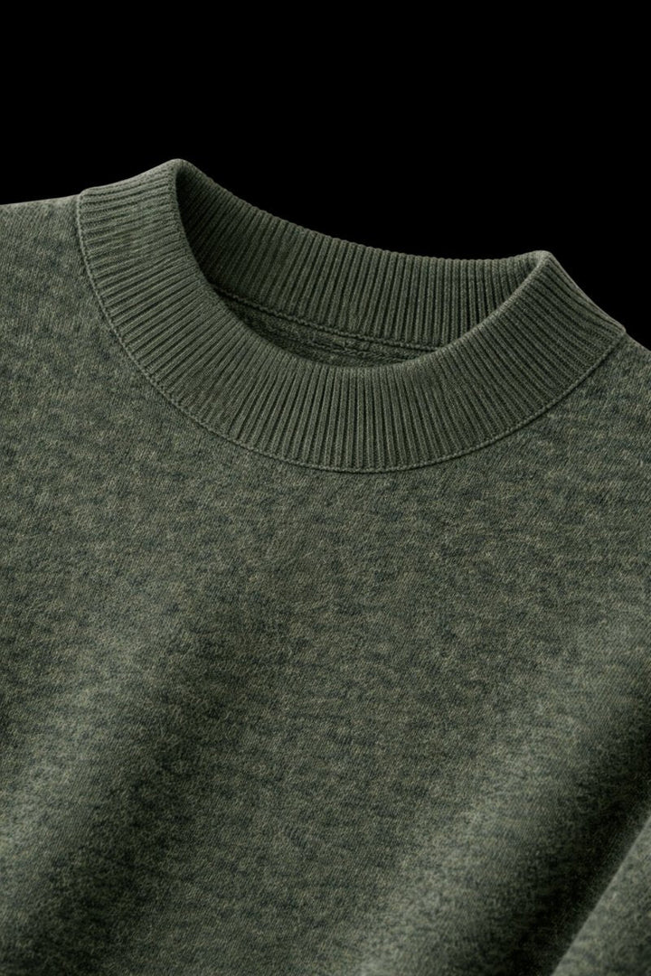 William | Men's Cashmere Crew Neck Mid-Weight Knitted Jumper