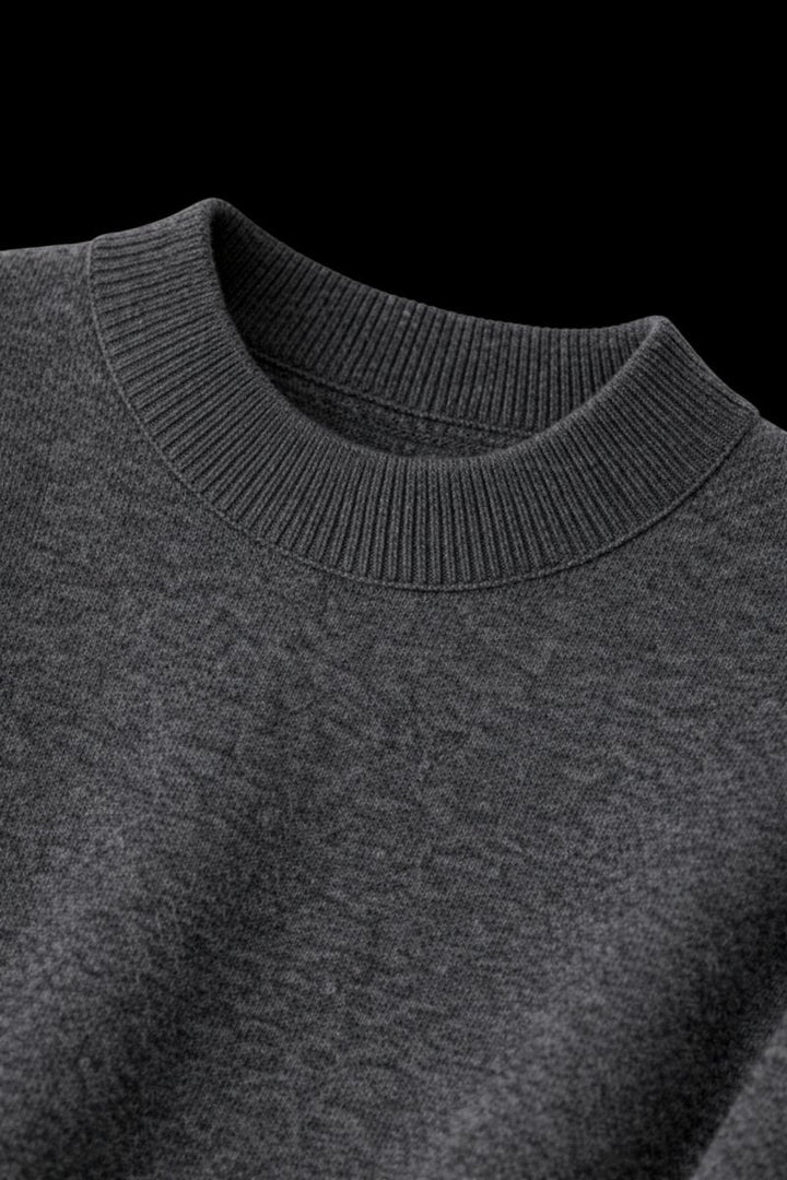 William | Men's Cashmere Crew Neck Mid-Weight Knitted Jumper