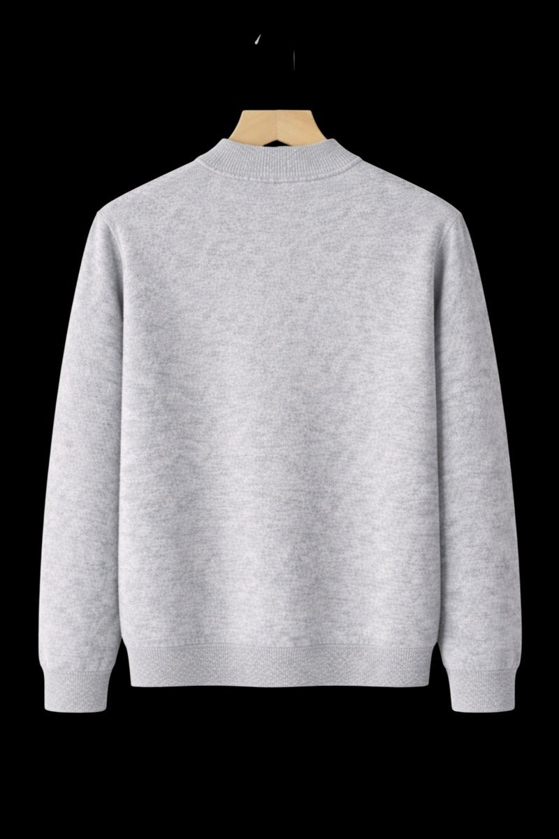 William | Men's Cashmere Crew Neck Mid-Weight Knitted Jumper