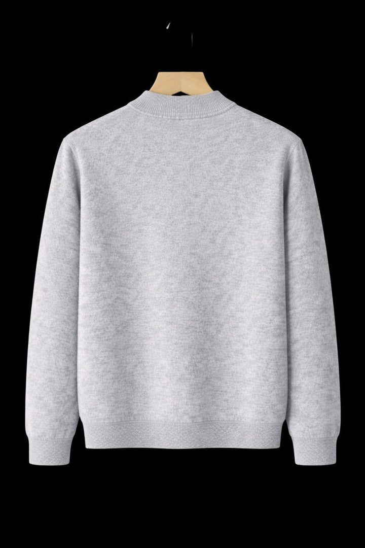 William | Men's Cashmere Crew Neck Mid-Weight Knitted Jumper