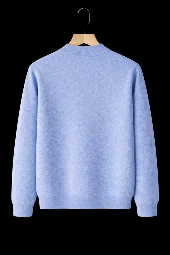 William | Men's Cashmere Crew Neck Mid-Weight Knitted Jumper