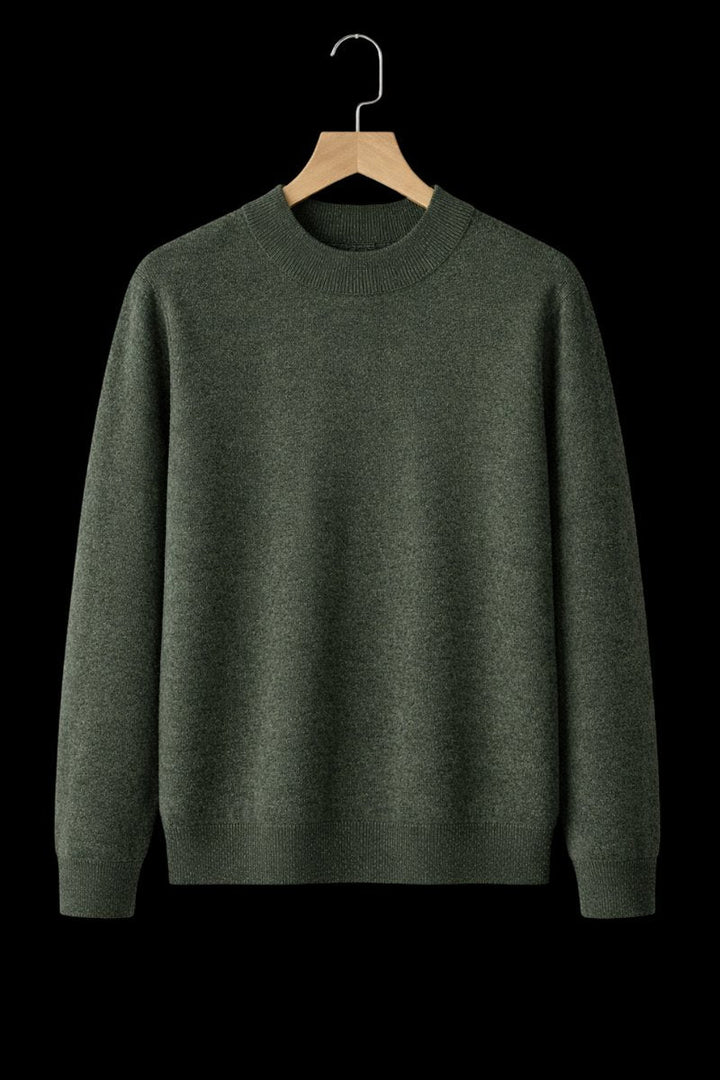 William | Men's Cashmere Crew Neck Mid-Weight Knitted Jumper