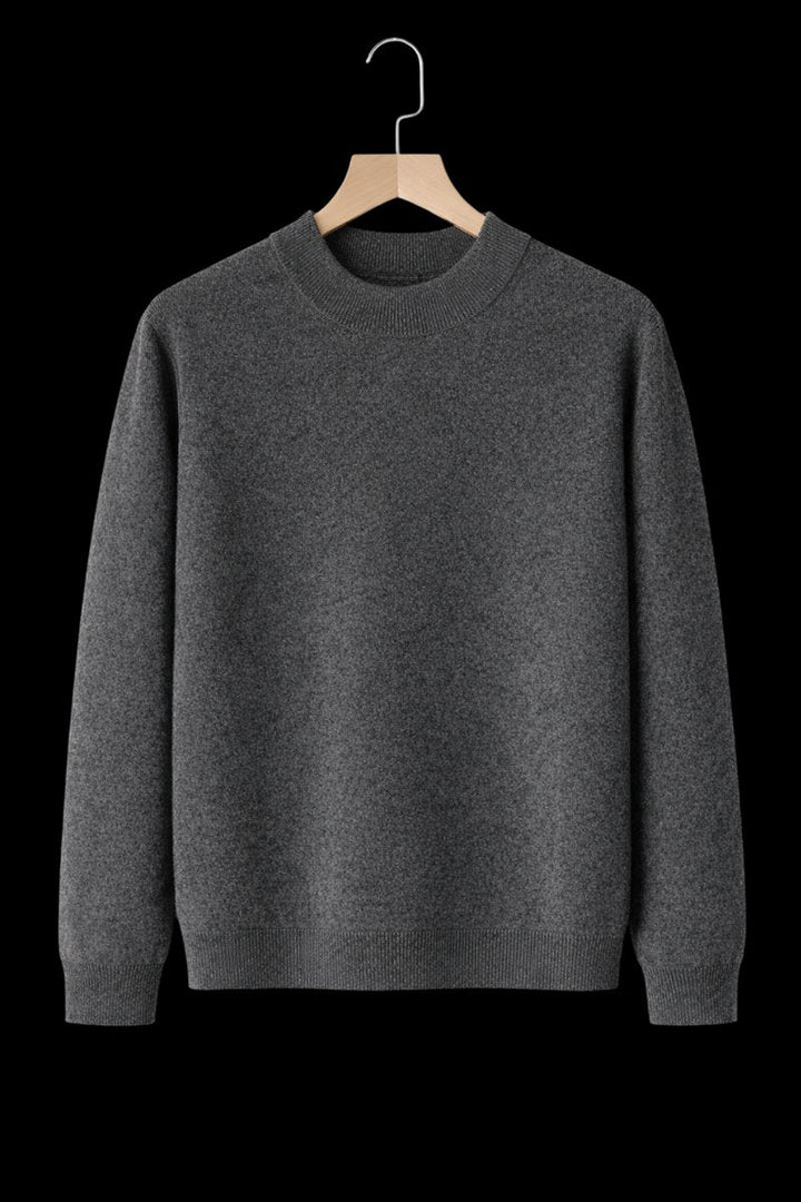 William | Men's Cashmere Crew Neck Mid-Weight Knitted Jumper