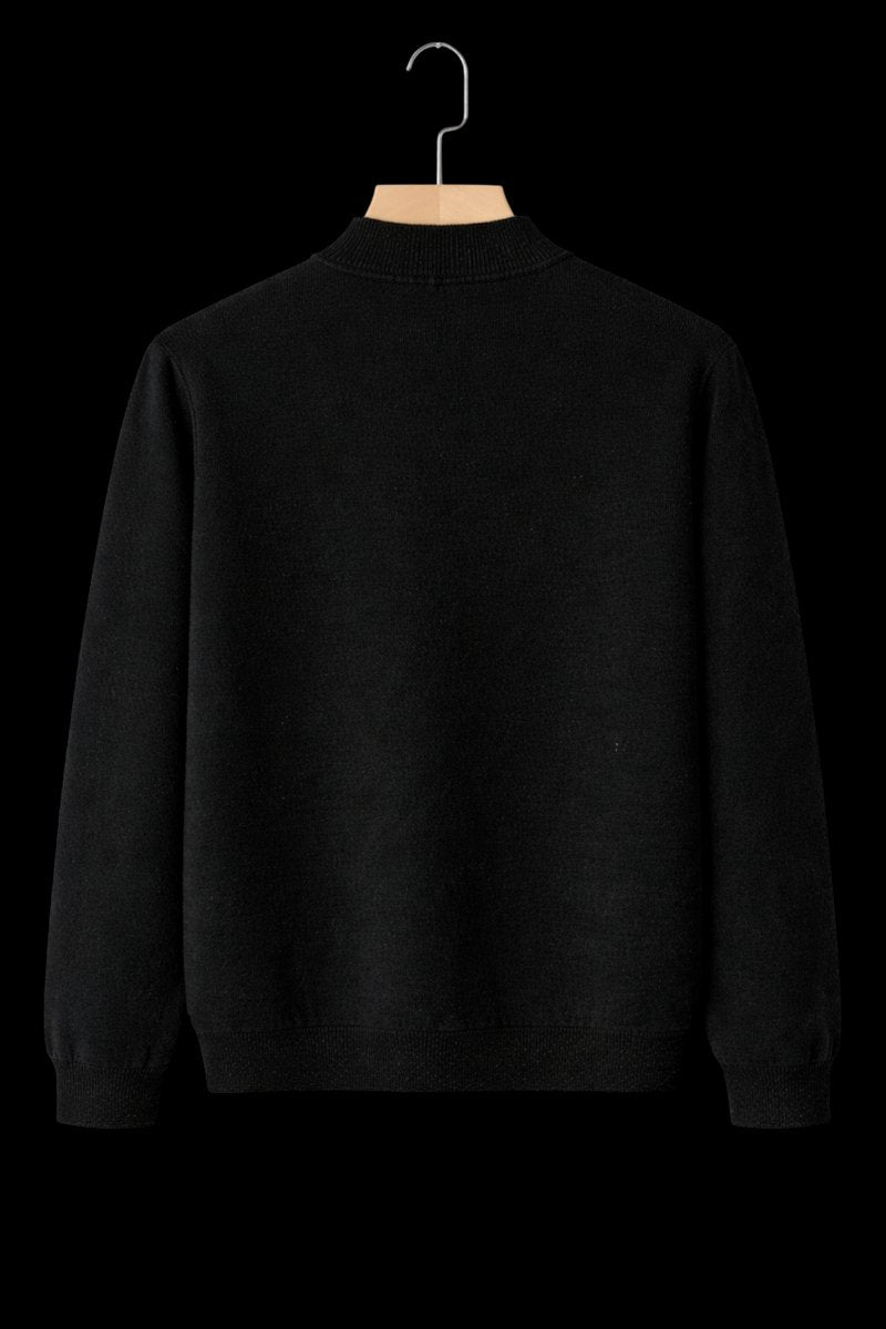 William | Men's Cashmere Crew Neck Mid-Weight Knitted Jumper