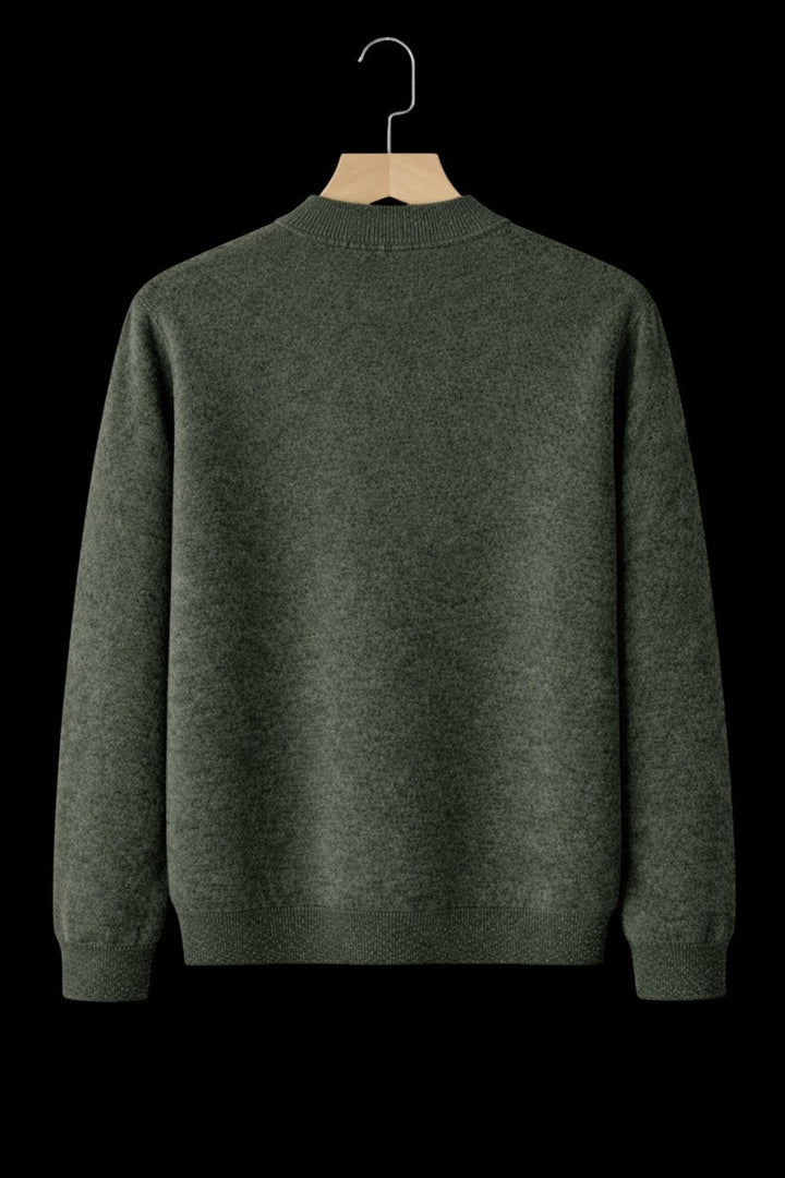 William | Men's Cashmere Crew Neck Mid-Weight Knitted Jumper
