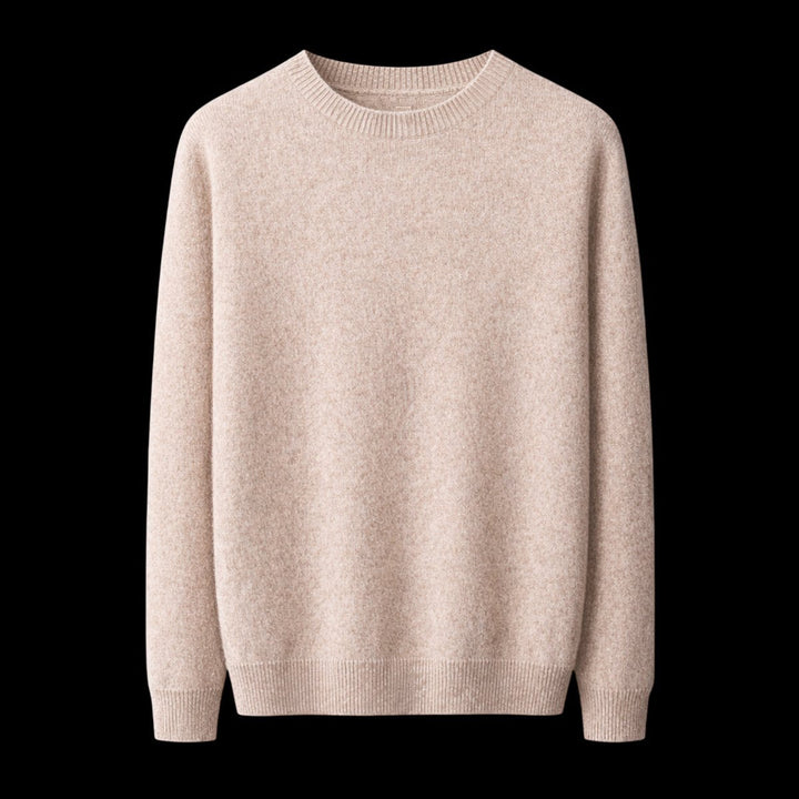 Freddie | Men's Classic Crew Neck Jumper Regular Fit Ribbed Knit
