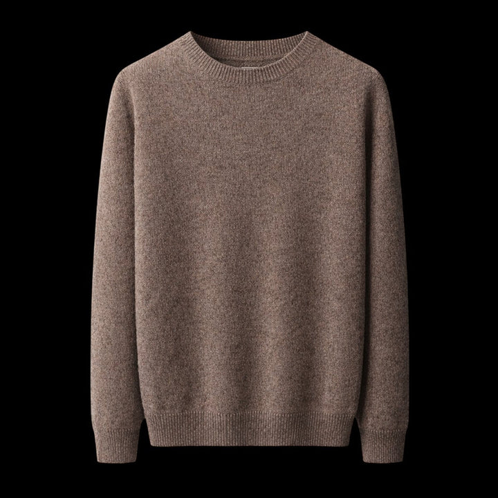 Freddie | Men's Classic Crew Neck Jumper Regular Fit Ribbed Knit