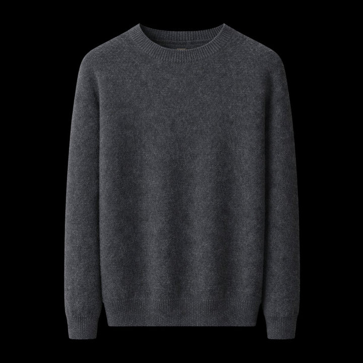 Freddie | Men's Classic Crew Neck Jumper Regular Fit Ribbed Knit