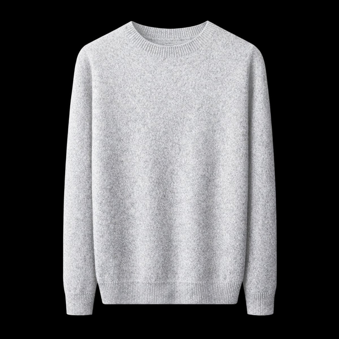 Freddie | Men's Classic Crew Neck Jumper Regular Fit Ribbed Knit