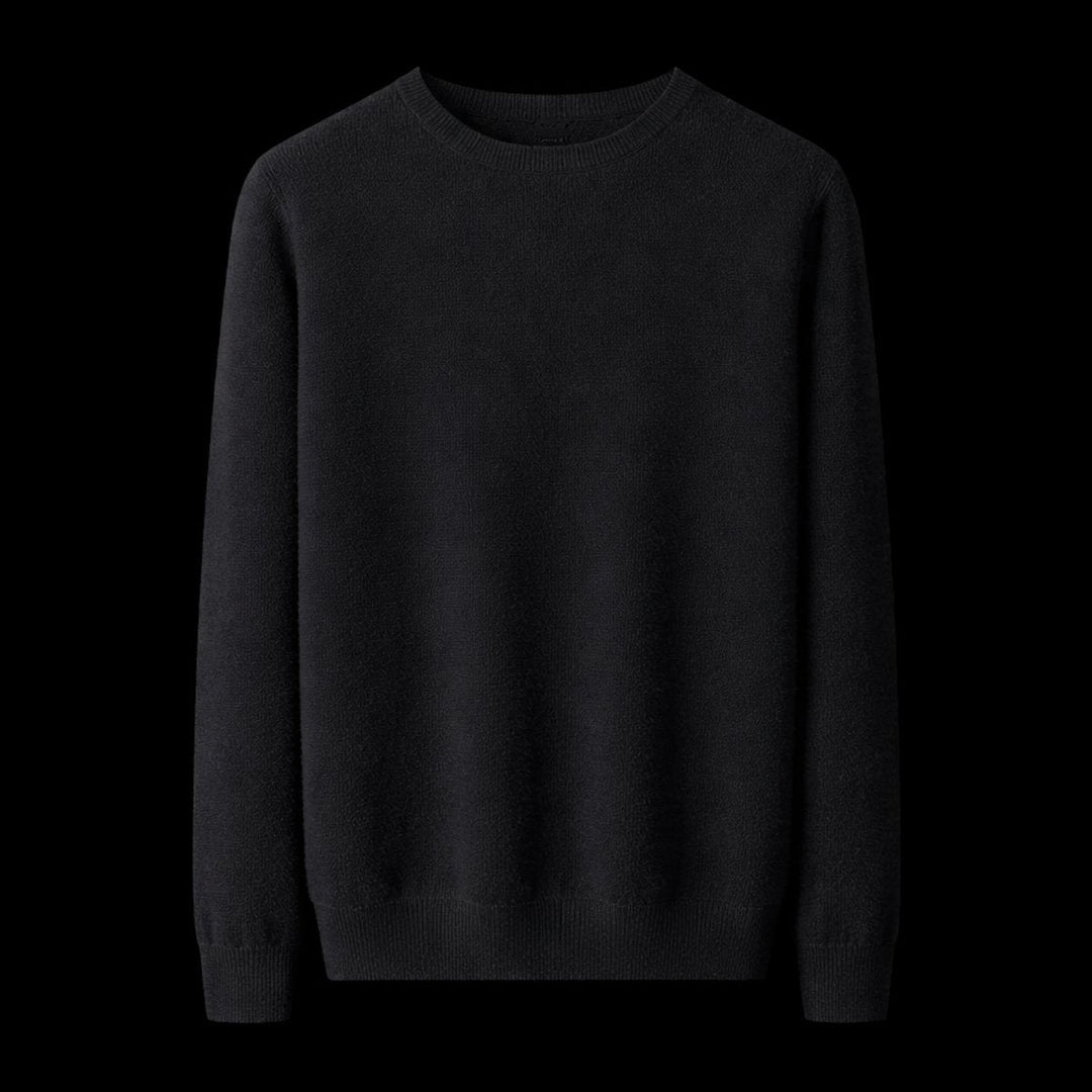 Freddie | Men's Classic Crew Neck Jumper Regular Fit Ribbed Knit