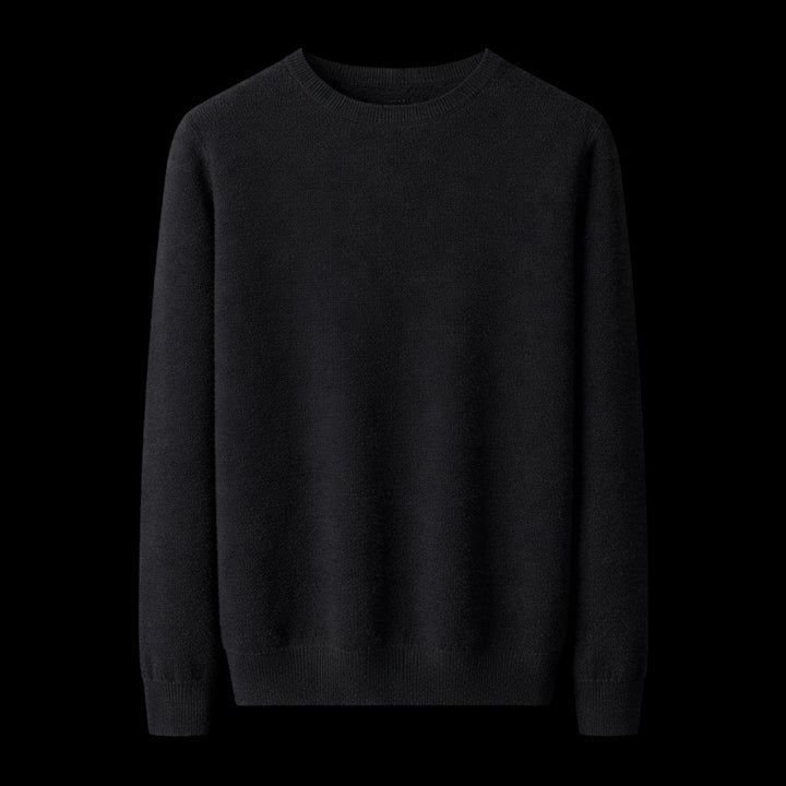 Freddie | Men's Classic Crew Neck Jumper Regular Fit Ribbed Knit