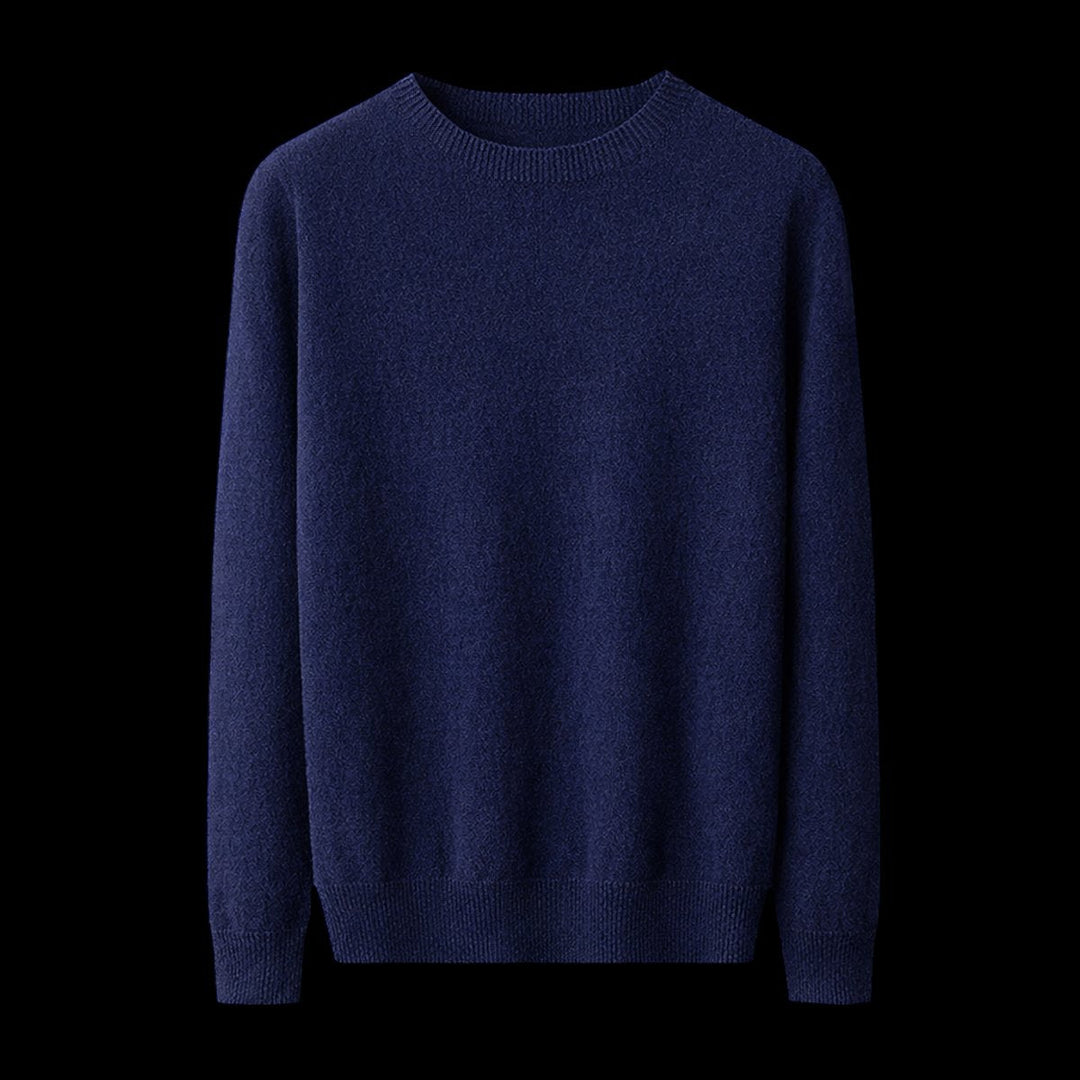 Freddie | Men's Classic Crew Neck Jumper Regular Fit Ribbed Knit
