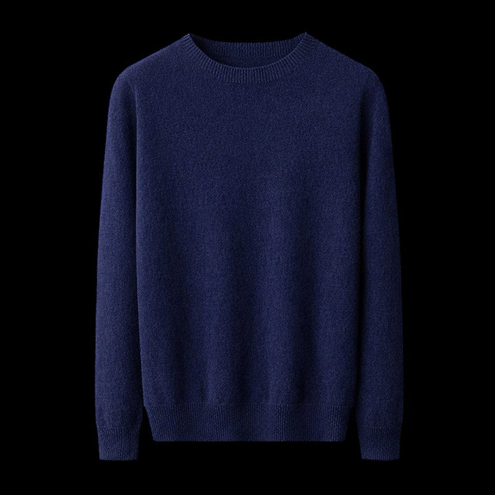 Freddie | Men's Classic Crew Neck Jumper Regular Fit Ribbed Knit