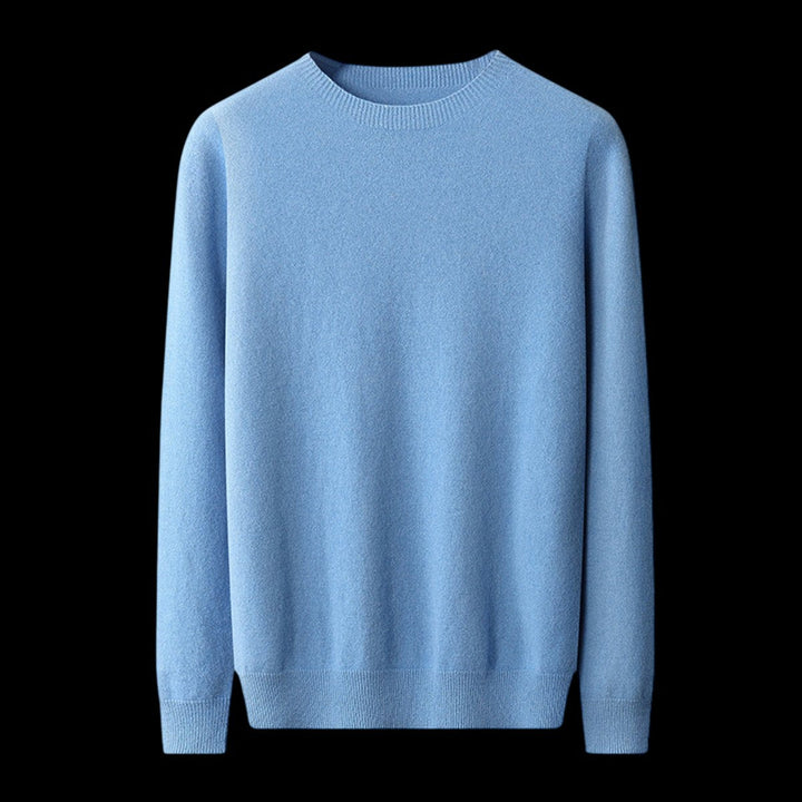 Freddie | Men's Classic Crew Neck Jumper Regular Fit Ribbed Knit