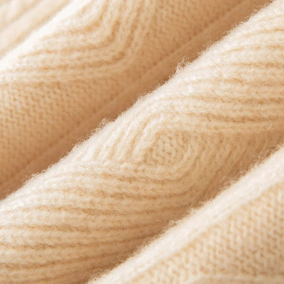 Noah | Mens Jumper Extrafine Merino Wool Turtleneck Cable-Knit Pullover