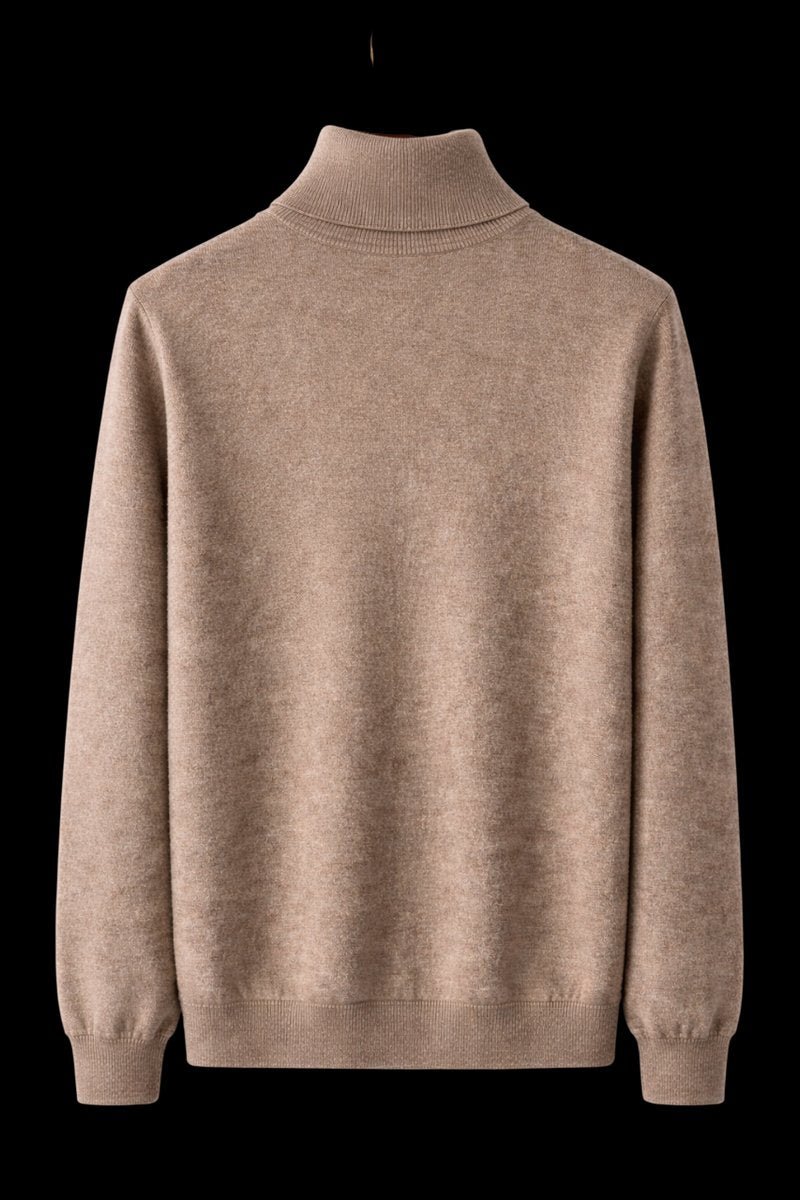 Oliver | Mens Jumper Fine Wool Slim Fit Turtleneck Knit Pullover