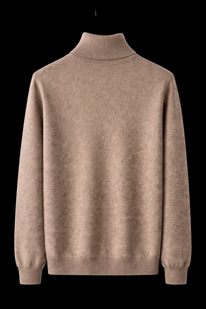 Oliver | Mens Jumper Fine Wool Slim Fit Turtleneck Knit Pullover