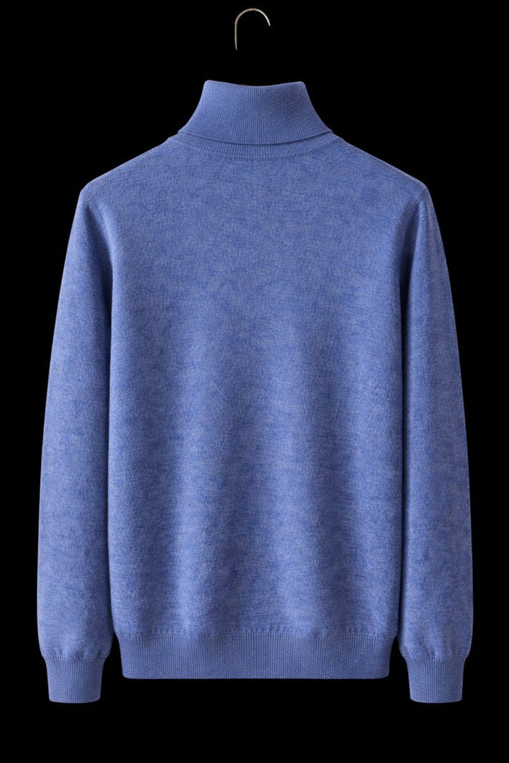 Oliver | Mens Jumper Fine Wool Slim Fit Turtleneck Knit Pullover