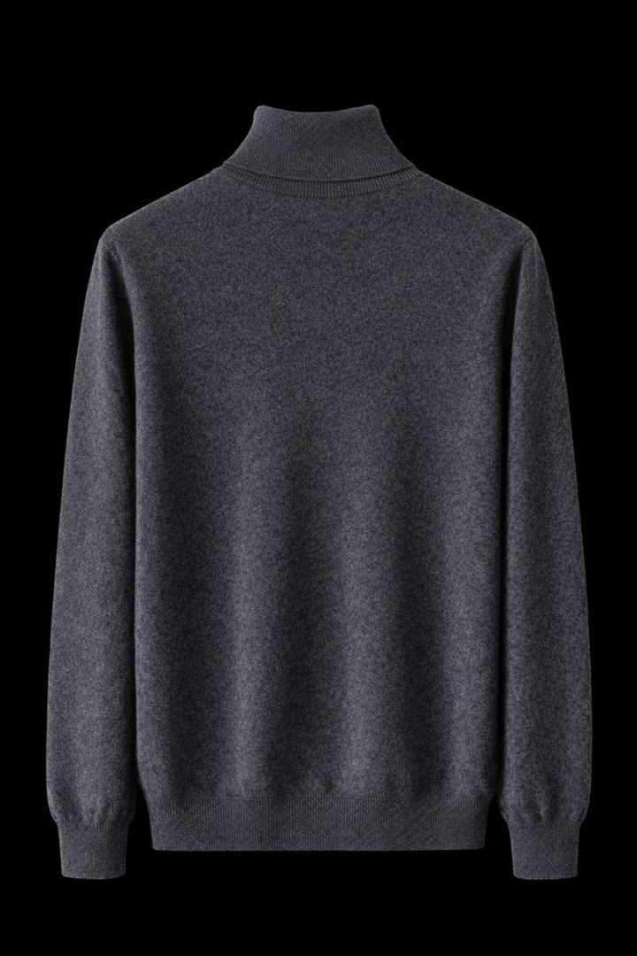 Oliver | Mens Jumper Fine Wool Slim Fit Turtleneck Knit Pullover
