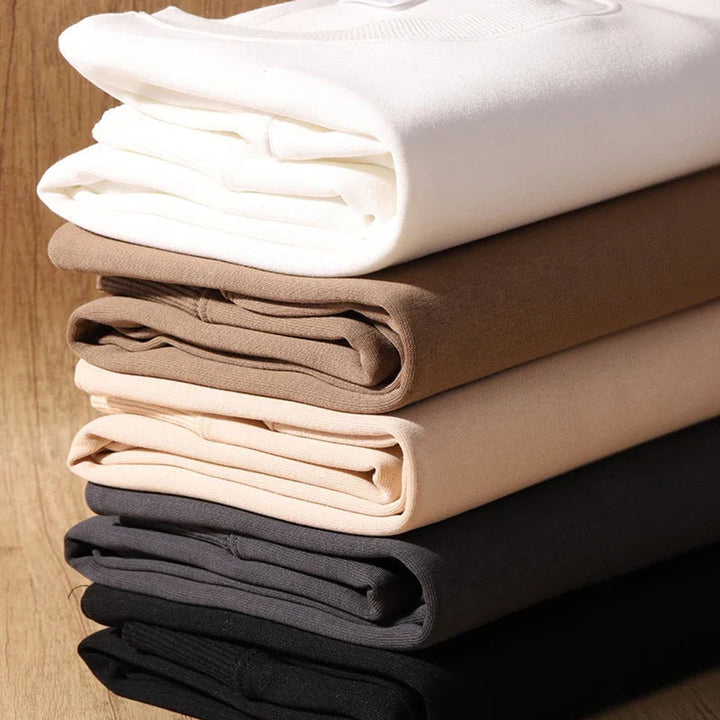 Thomas | Men's Heavyweight Cotton Fleece Sweatshirt Crew Neck