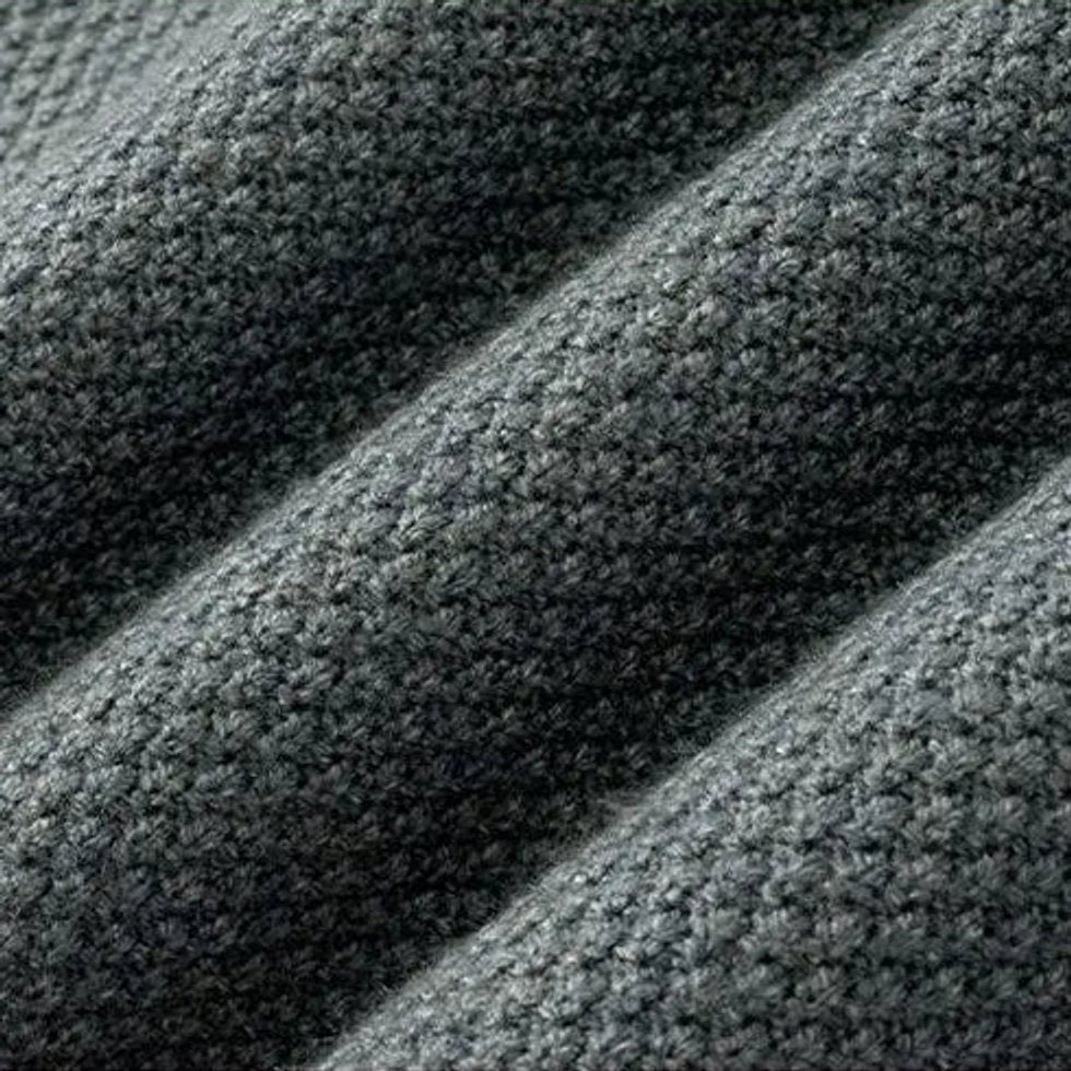 Henry | Men's Jacquard Knit Mock Neck Jumper Ribbed Collar