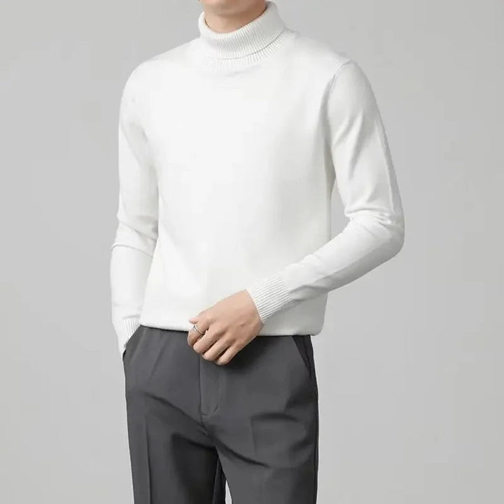 James | Men's Cashmere Roll Neck Slim Fit Knitted Jumper